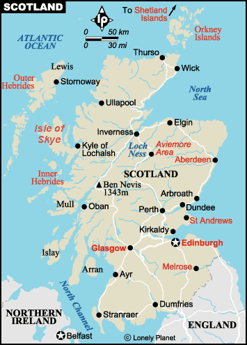 Scotland Map