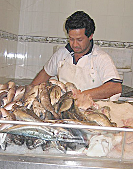 Santiago fish market