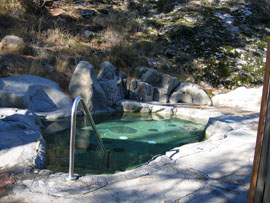 Sleeping Lady hot tub