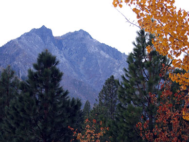 Sleeping Lady mountain profile