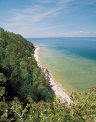 Mackinac Island shoreline