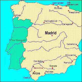 Spain map