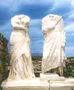 Delos sculpture