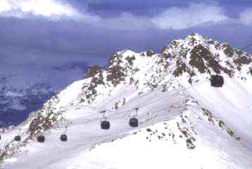 Web of ski lifts