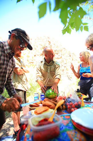 Lunch at Buttermilk on the Gunnison River