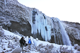 Iceland waterfall