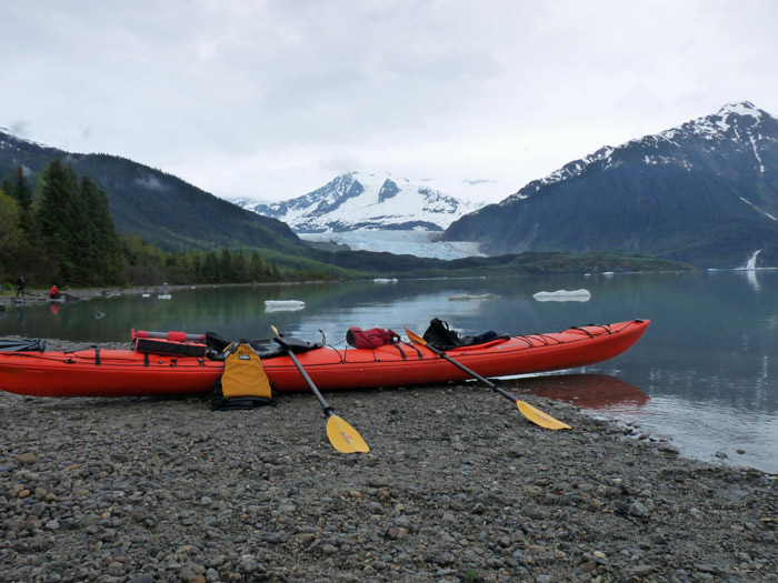 Kayaking Mendenhall Lake