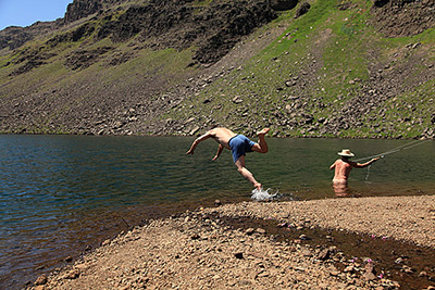 Oregon, Wildhorse Lake swimmer