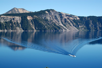 Crater Lake A view from the lodge's porch