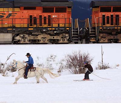 Skijoring