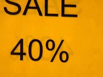 40% off sale