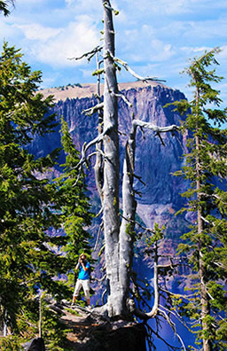 Crater Lake tourist