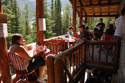 Canadian Rockies teahouse