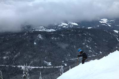 Red Mountain skiing vertical