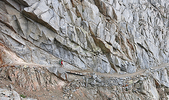 Descending Foester Pass