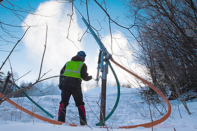 Killington snow making