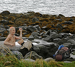 Iceland hot spring