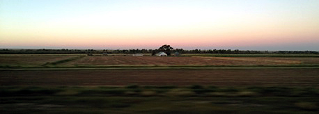 Amtrak Kansas sunrise