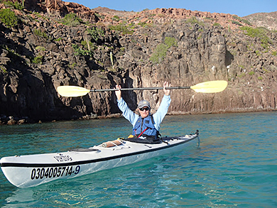 Sea of Cortez kayaker