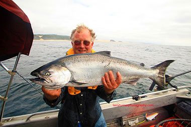 John holds chinook