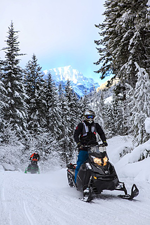 Golden, BC snowmobiling, Gorman Lake