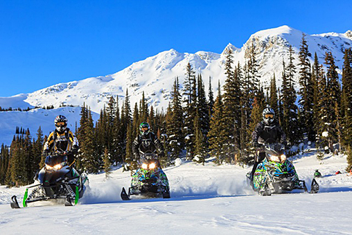 Golden, BC snowmobiling, Silent Pass