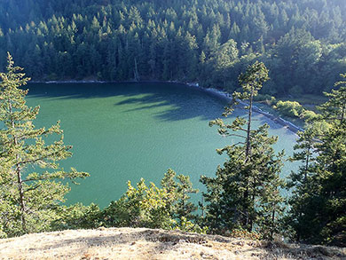 San Juan Islands lakeview