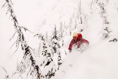 Golden, BC downhill skier