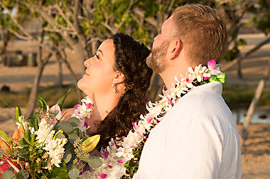 Kona marriage of author's son