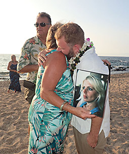 Kona marriage of author's son