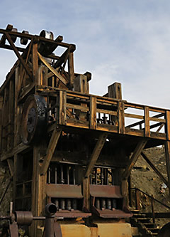 joshua Tree Lost Horse Mine stamp mill