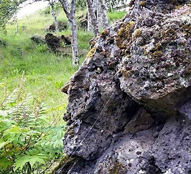 Iceland, hidden folk face