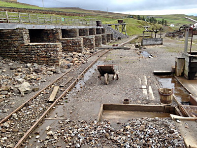 England, mine washing floor