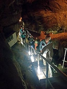 Punkva Cave stairway