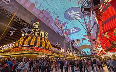 Vegas crazy Freemont Street