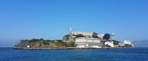 Alcatraz Island in San Francisco Bay