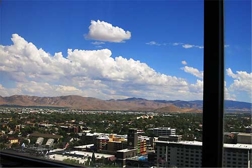 Harrahs Reno view from 15th floor