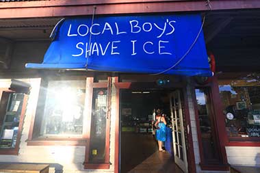 West Maui Lahaina shave ice