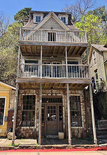 Eureka Springs Arkansas triple decker house