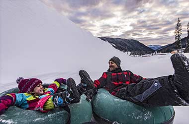 Sun Peaks tube park