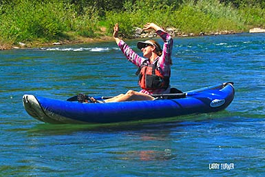 Glacier National Park Mary kayaking