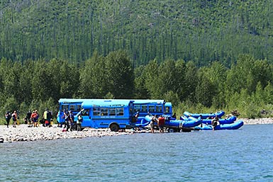 Glacier National Park rafting