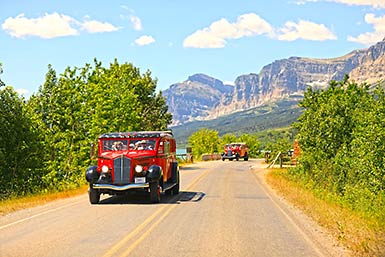 Glacier National Park tourists