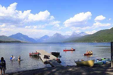 Glacier National Park Apgar view