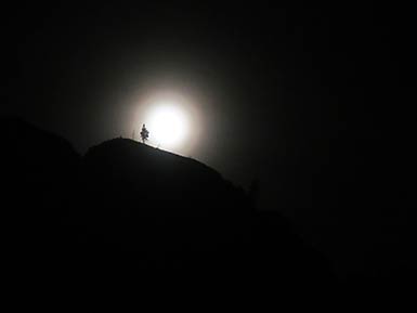 Hells Canyon full moon rising