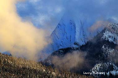 Kaslo BC Mount Loki last light