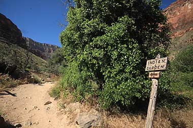 Grand Canyon Bright Angel Trail marker