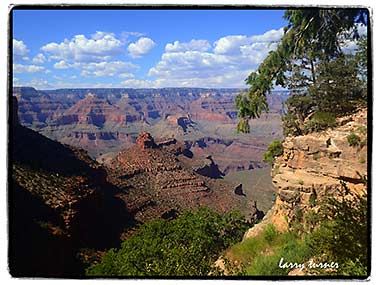 Grand Canyon Bright Angel Trail south looking north