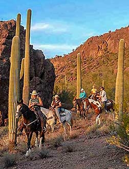 White Stallion Ranch horseback riding