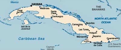 Cuba map